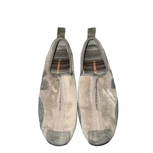 Merrell Barado Sage Green Suede Leather Easy On Zip Front Casual Womans 8.5